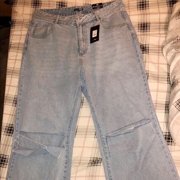 Fashion Nova Denim - Fashion Nova Bend The Rules Slouch Fit Jeans🕶